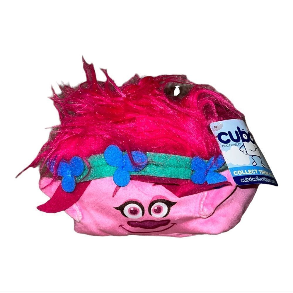 Trolls Poppy Cloud Pillow Plush Toy CUBD Collectible 4” NWT